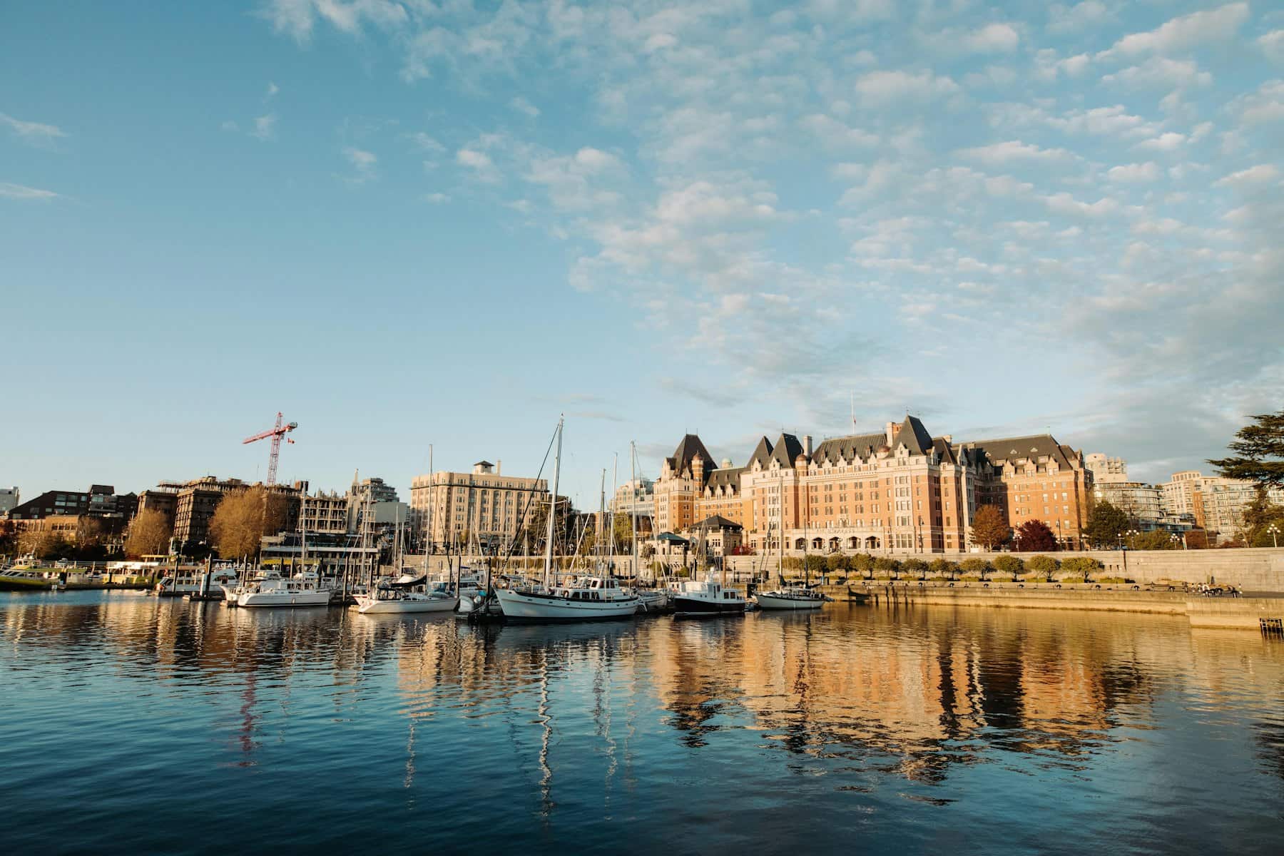 Victoria's Inner Harbour at sunrise